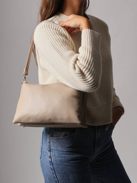 Cross Body Tas New Grain Miniprix Beige new grain F6936 ander zicht 1